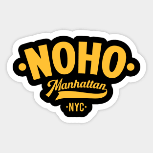 Noho, Manhattan: Unveiling Urban Chic on the City's Edge - New York City Sticker